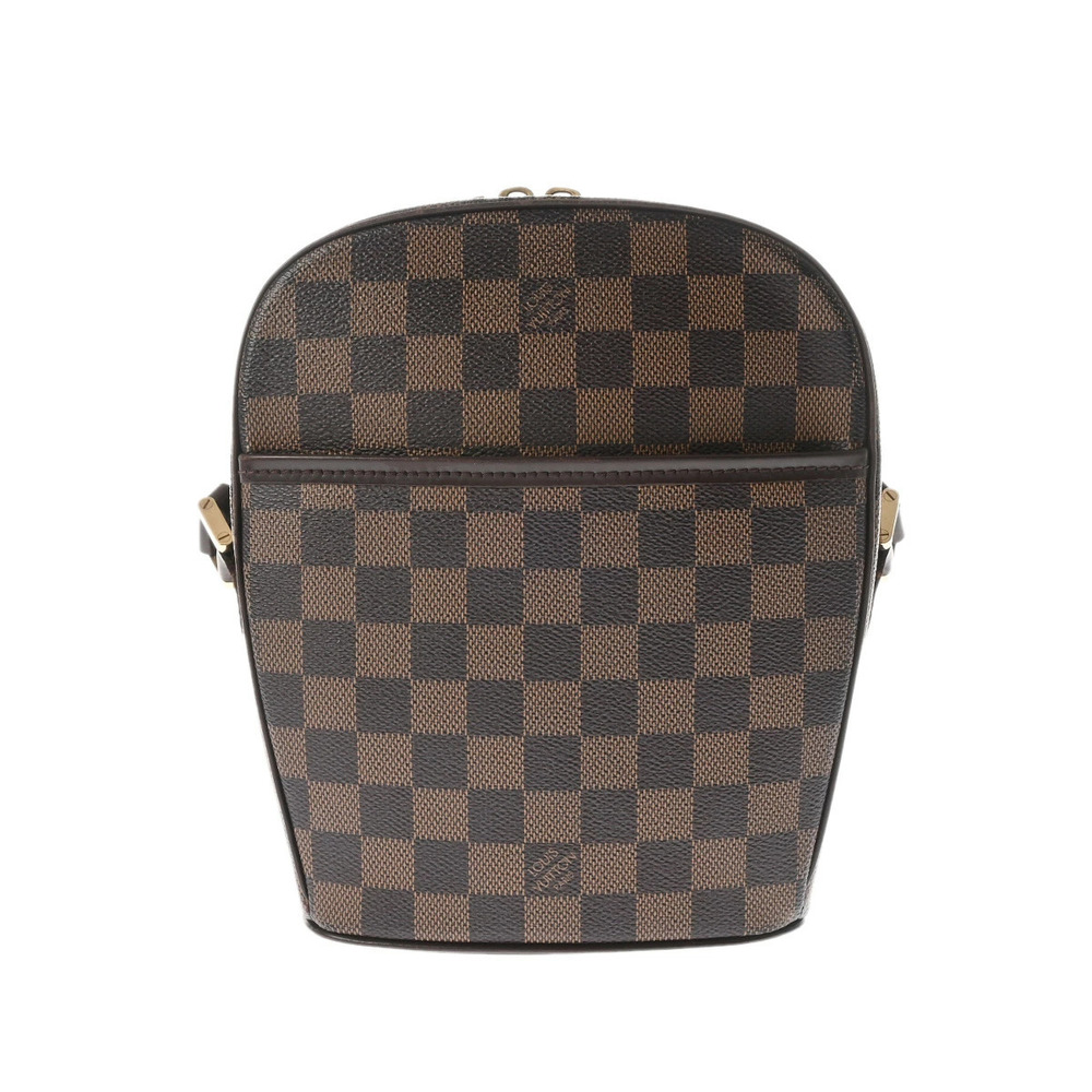 LOUIS VUITTON Damier Ipanema Brown Canvas Shoulder Bag